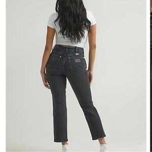 WOMEN'S WILD WEST HIGH RISE STRAIGHT JEAN IN BLACK